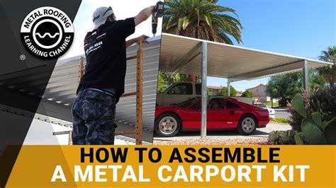 metal carport installation instructions